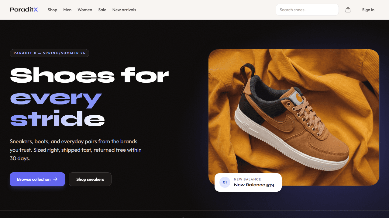 Paradit X — Laravel E-Commerce Store